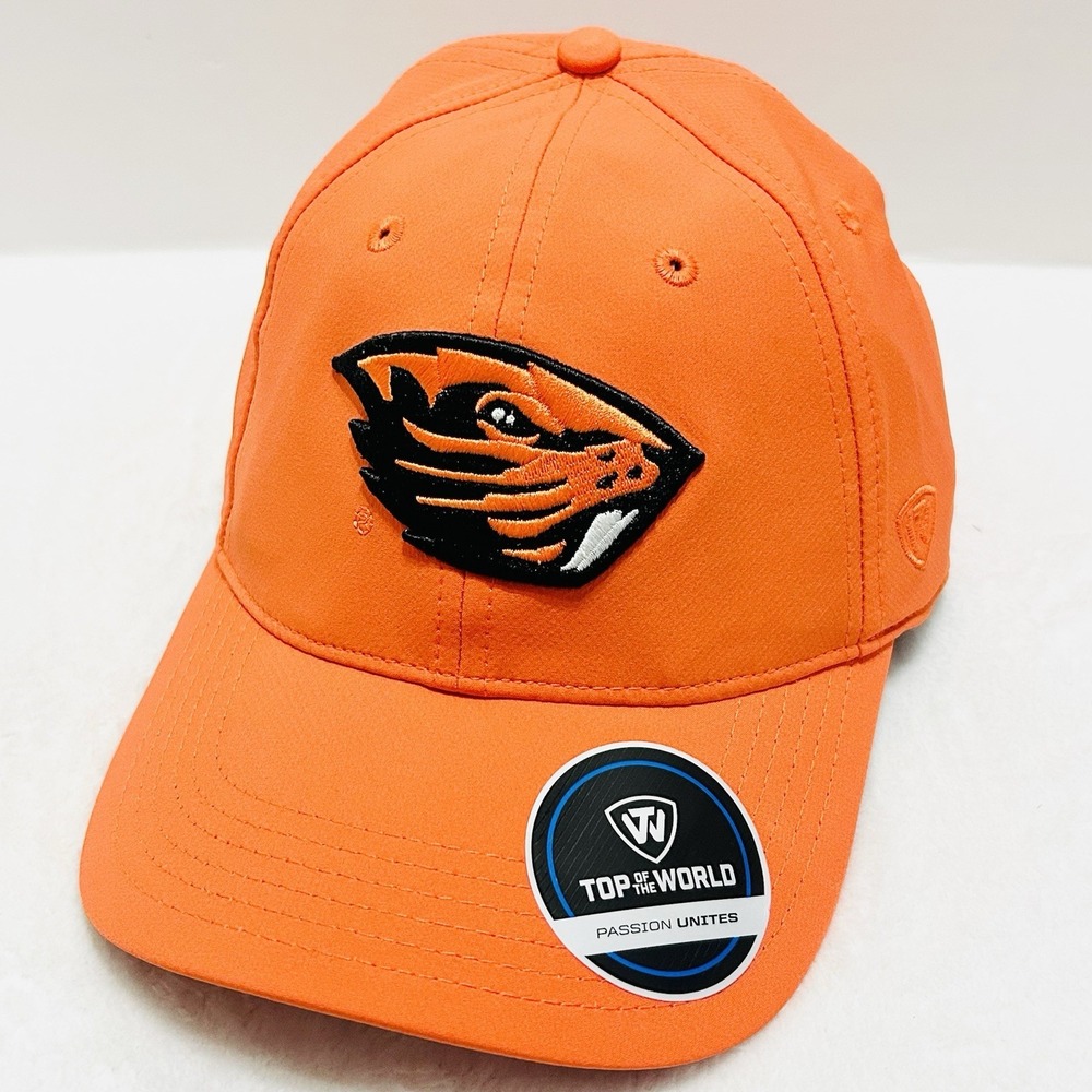 Top of the World Oregon State Beavers‎ Trainer Hat Cap Adjustable Orange NCAA